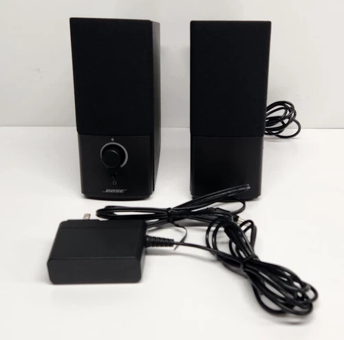 Bose Companion 2 Series III Multimedia Speaker System + Power & Aux Cable TESTED