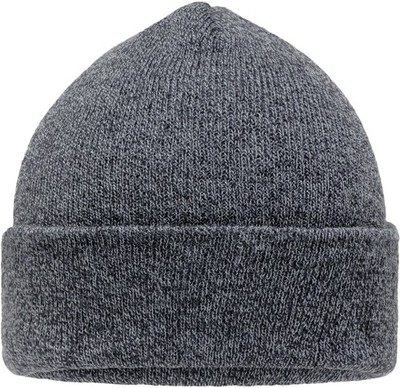 Melange Beanie Melierte Strickmütze mit Umschlag | Myrtle Beach wird Daiber