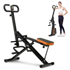 RIVANO Squat Machine, Ab Workout Equipment, 265lbs Loading Capacity Rowing Ma...