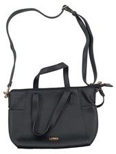 L.CREDI Borsa a Mano Nera Donna Tracolla Classica