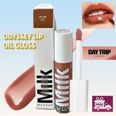 Milk Makeup Odyssey Lip Oil Gloss Creme ~DAY TRIP (Warm Brown Shimmer) 6.5ml NIB