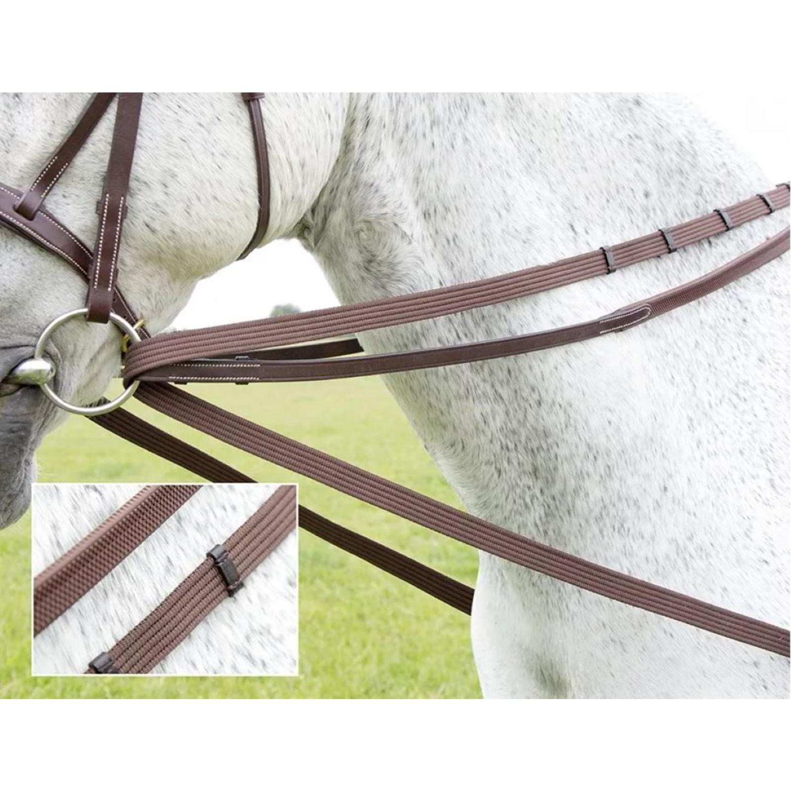 Shires Web Running Reins Brown One Size