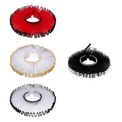 MARKENLOS Elisabethanische Halskrause, Cosplay-Kostüm-Zubehör für den Urlaub,