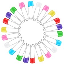 100 Pcs Diaper Pins, 1.6in Diaper Pins for Cloth Diapers Heavy Duty, Stainles...