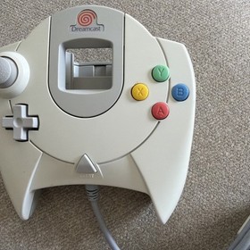 SEGA Dreamcast White Controller HKT-7700 - Tested Cleaned