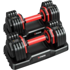 Adjust Dumbbell Set Adjustable Weight Dumbbell Set body Fitness Workout 25*2