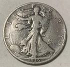 1936-D Liberty Walking Half Dollar 50C US Coin Business Strike Circulated