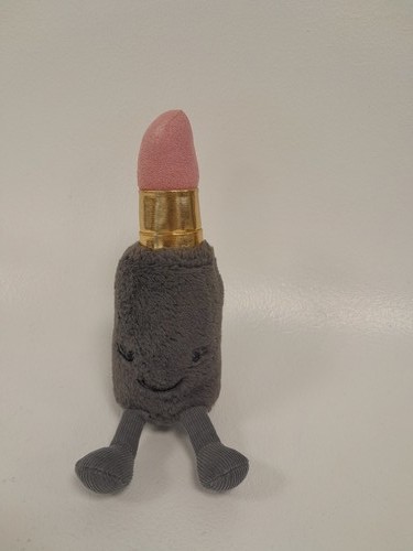 Sehr selten Jellycat - Kooky Lippenstift Make-up nicht mehr produziert weiches Plüschtier Sammlerstück