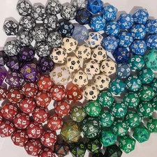 Magic The Gathering D20 Spindown Dice - Multiple Sets & Variants!