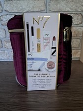No7 the Ultimate Cosmetic Collection with Velvet Vanity Bag RRP £52