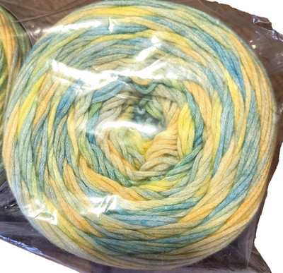 Caron Blossom Cakes-DANDELION-gorgeous green/yellow-NEW-DESTASH