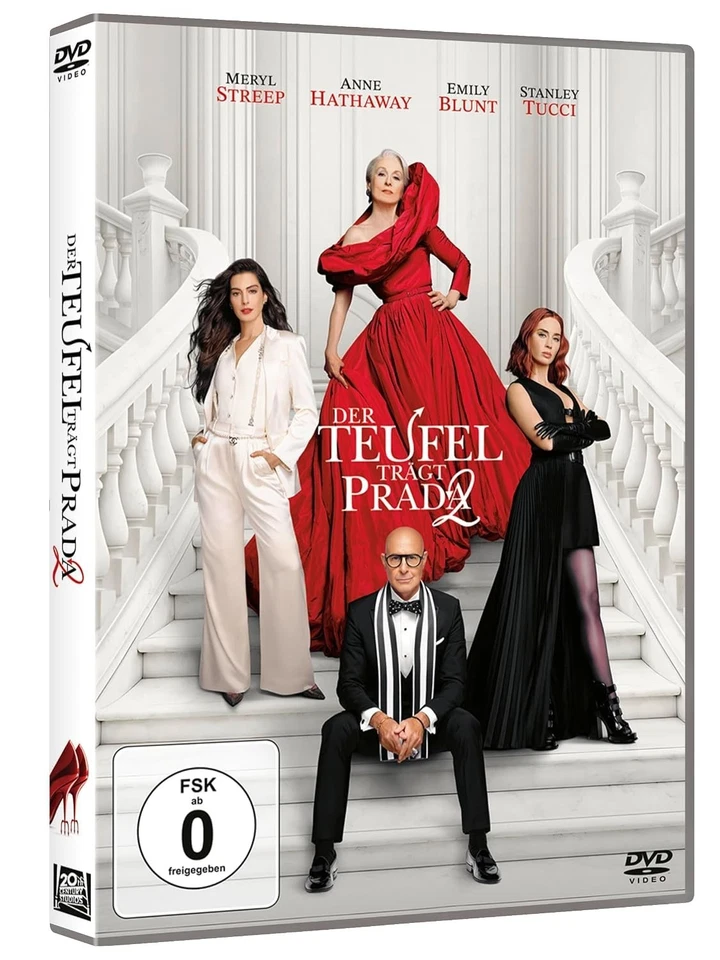 Der Teufel trägt Prada - Teil: 2 (2026)[DVD/Neu/OVP] Meryl Streep, Anne Hathaway - Bild 1 von 4