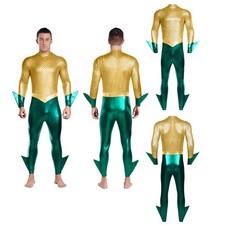 Mens Bodysuit Fancy Cosplay Stage Performance Jumpsuit Movie Uniforms Slim Fit