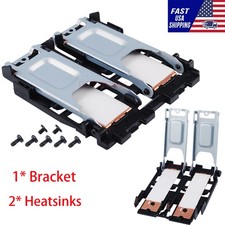 HP M.2 SSD3 SSD4 Bracket Cage Caddy 2 Heatsinks ZBook Fury 15 G7 G8 M17040-001