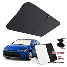 Car Windshield Sun Shade, Heat Blocking Foldable for for Sedans 55 x 27 in