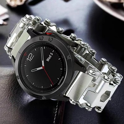 Metal Watch Strap for Samsung 46mm Gear S3 22mm Outdoor Multifunctional Tool