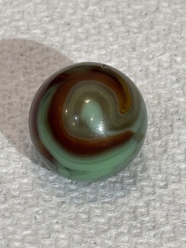 RARE Alley Agate Hybride Pistache (UV) Marbre 0,62" - Photo 5 sur 7