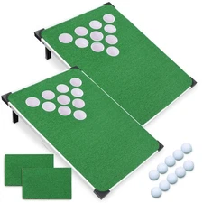 Swing Sports Golf Pong Game - Indoor or Outdoor Portable Golf Pong Chipping Game