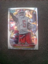 2022 Bowman Chrome University Rakim Jarrett #2 Maryland Terrapins Football 🏈