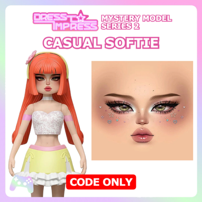 Mystery Model Series 2 Dress to Impress Casual Softie DLC CODE | eBay Mystery Model Series 2 Dress to Impress Casual Softie DLC CODE | eBay