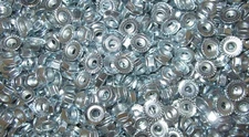 1/4-20 Serrated Hex Flange Nuts Flange Lock Nuts or Spin/Wiz Nuts Zinc 7000 Ct