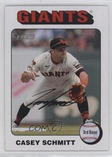 2024 Topps Heritage White Border Casey Schmitt #124 16m5
