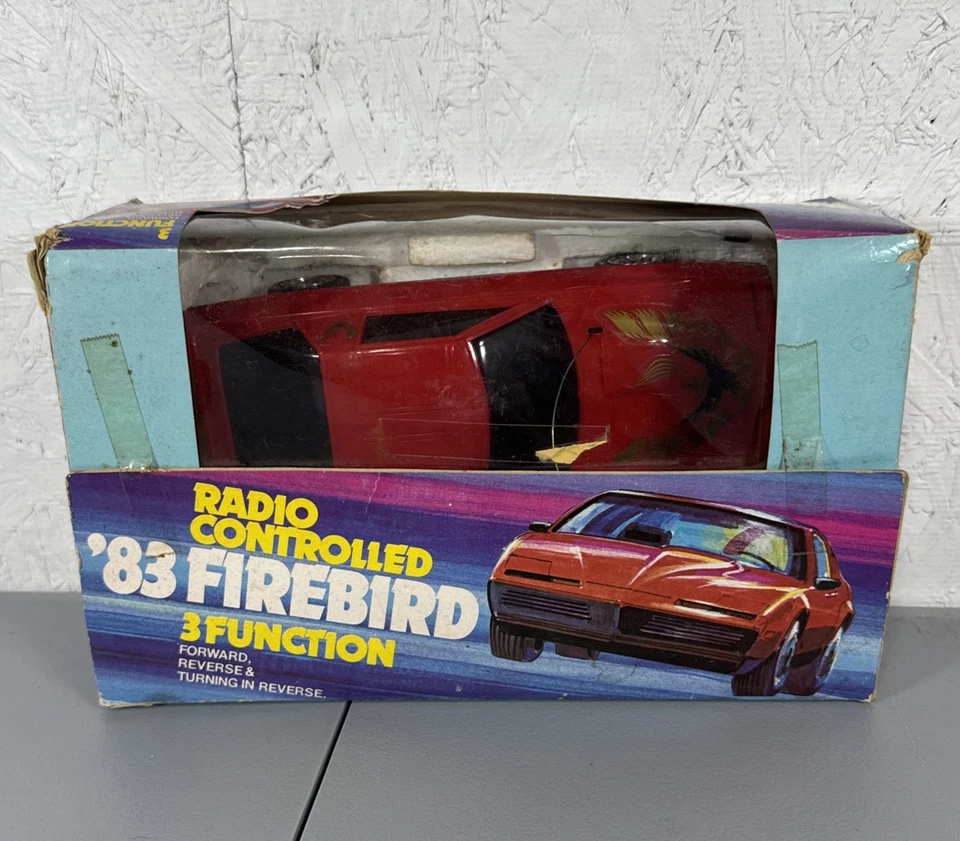 Vintage Royal Condor Remote Control 83 Firebird Trans Am 1983- UNTESTED In Box - Image 4 of 4