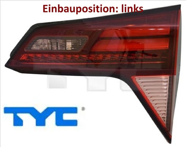 TYC 17-0866-06-9 Heckleuchte Links RüCklicht Hecklicht RüCkleuchte FüR Honda-image