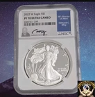 2022 W $1 Proof American Silver Eagle NGC PF 70 ULTRA CAMEO Edmund Moy Label 🔥