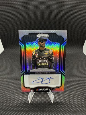 #ad #ad Jimmie Johnson 2025 Panini Prizm Legendary Signatures Silver Auto Lowe’s Chevy $34.99
