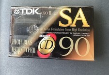 TDK SA 90 High Bias Type II Blank Cassette Tapes 90 min Sealed Brand New