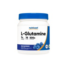 Nutricost Pure L-Glutamine Powder 500G - 100 Servings, Non-GMO  Gluten Free