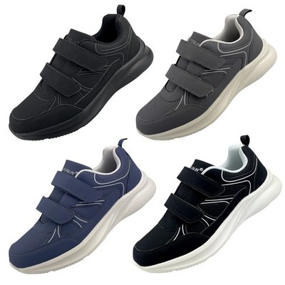 Herren Sneaker Klettverschluss Sportschuhe Freizeitschuhe Leicht Turnschuhe Neu