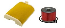 Fits: Kawasaki GPZ1100 GPZ 1100 A1-A3 Air and Oil Filters