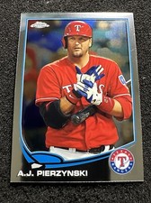 A.J. PIERZYNSKI #169 2013 Topps Chrome Baseball QTY Texas Rangers