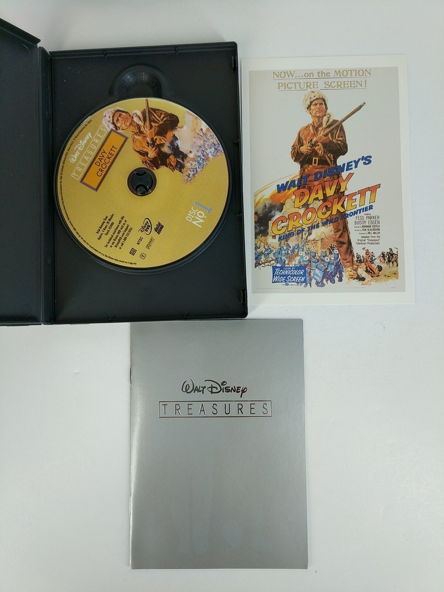 Walt Disney Treasures~DAVY CROCKETT~Complete TV Series DVDs w/ Tin