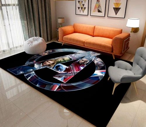 Alfombra 3D Marvel Avengers Spider Man Alfombra Puerta Alfombra Suelo Silla Alfombra-- - Imagen 25 de 47