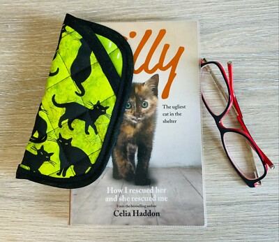 Schwarze Katzen Brillenetui Geschenk zum Muttertag, Lehrerin, Ostern