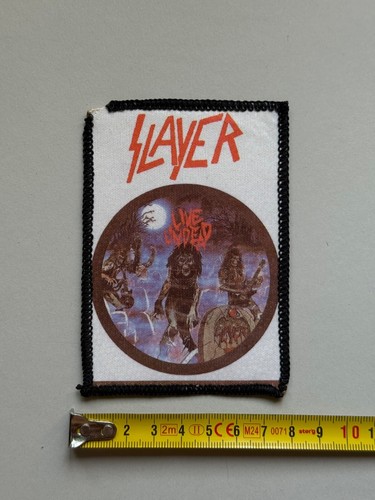 Slayer Live Undead vintage printed patch