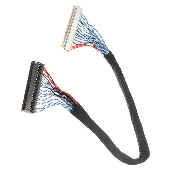 8ビット FIX-30Pin 2ch 8bit LVDS Cable for 17inch~26inch LCD Panel 8 Bits
