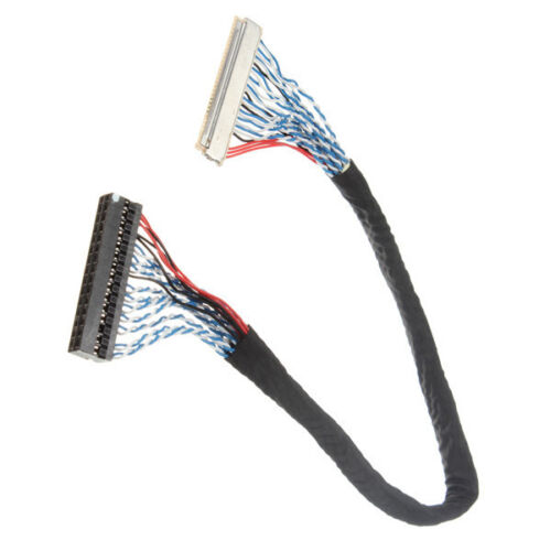 FIX-30Pin 2ch 8bit LVDS Cable for 17inch~26inch LCD Panel 8 Bits 25cm/250mm NEW - Afbeelding 1 van 4