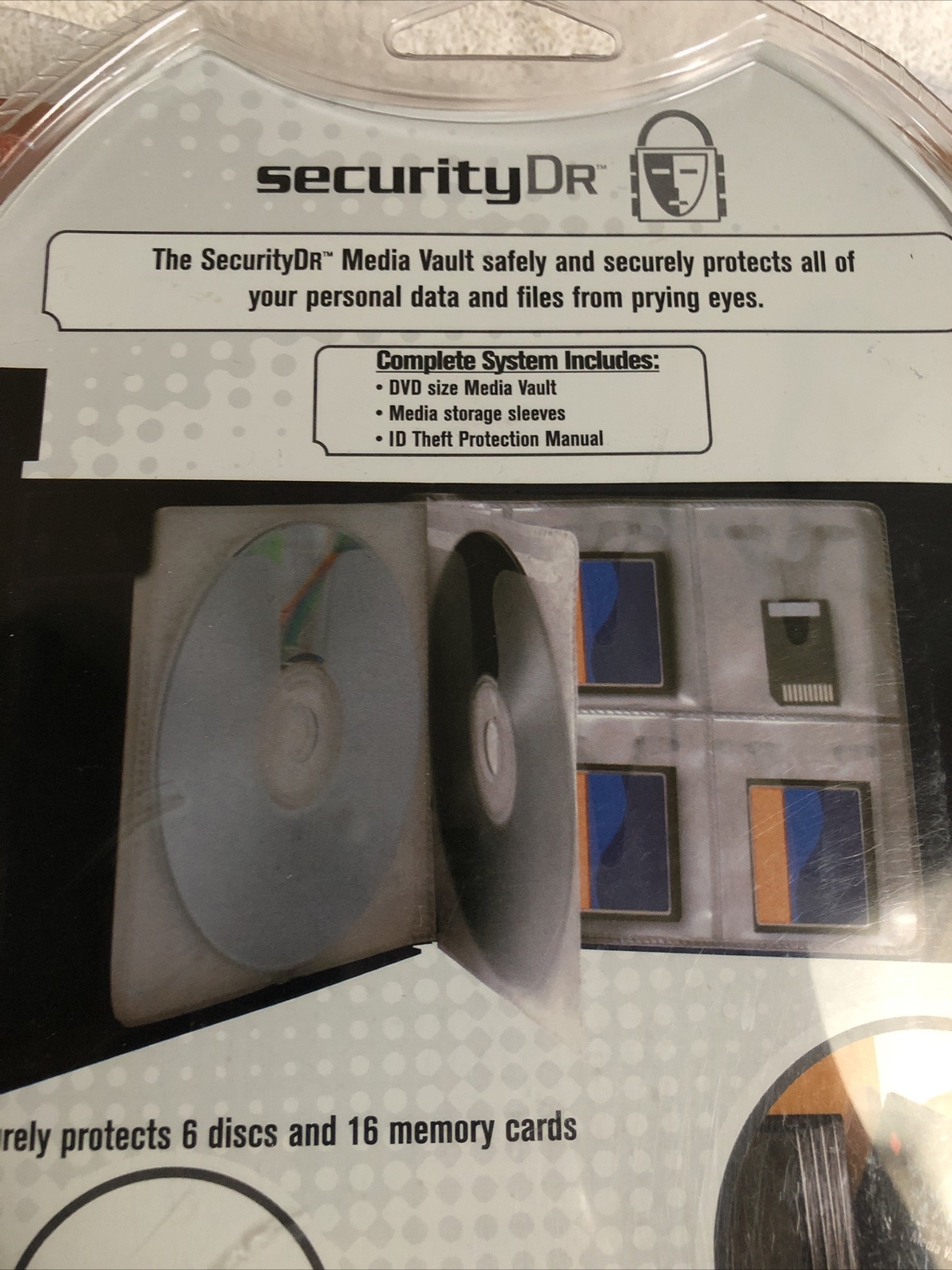 security dr media vault locking case for digital media lot of 3
