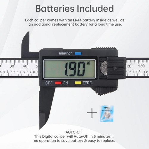 0-6inch 150mm Digital Vernier Caliper Micrometer LCD Guage Inch and Millimeter - Picture 6 of 11