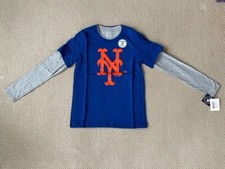 New York Mets Youth Size M 3 in 1 Combo T-Shirt Set, New in Package