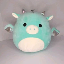 Squishmallow 8 inch Miles the Dragon with Corduroy Belly Rare MINT Condition