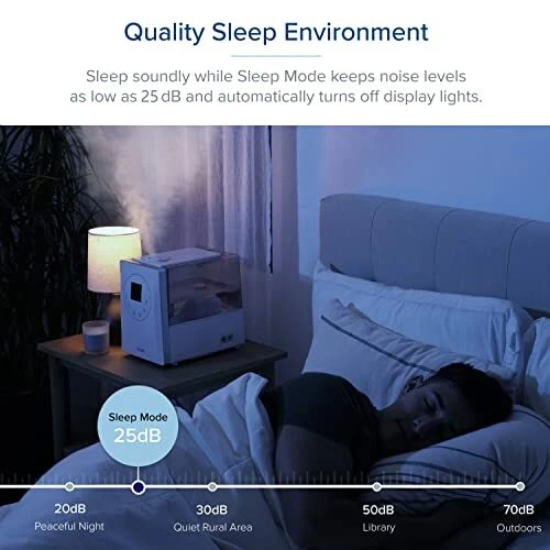 LEVOIT Humidifiers for Bedroom Large Room Home, Smart Wifi Alexa Control, 6L Top - Image 4 of 4