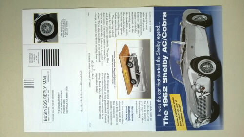 Shelby AC/Cobra (1962) : Brochure publicitaire DANBURY MINT - Picture 3 of 3