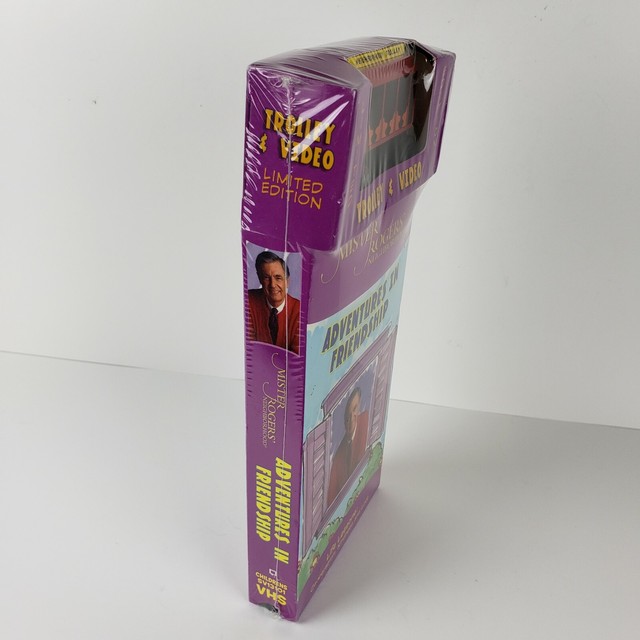 Mister Rogers Neighborhood Adventures In Friendship (VHS, 2005, With Trolley Toy) for sale
