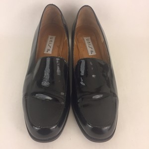 UNISA para Mujer Charol Negro Mocasines Tamaño de pisos tamaño 8B | eBay