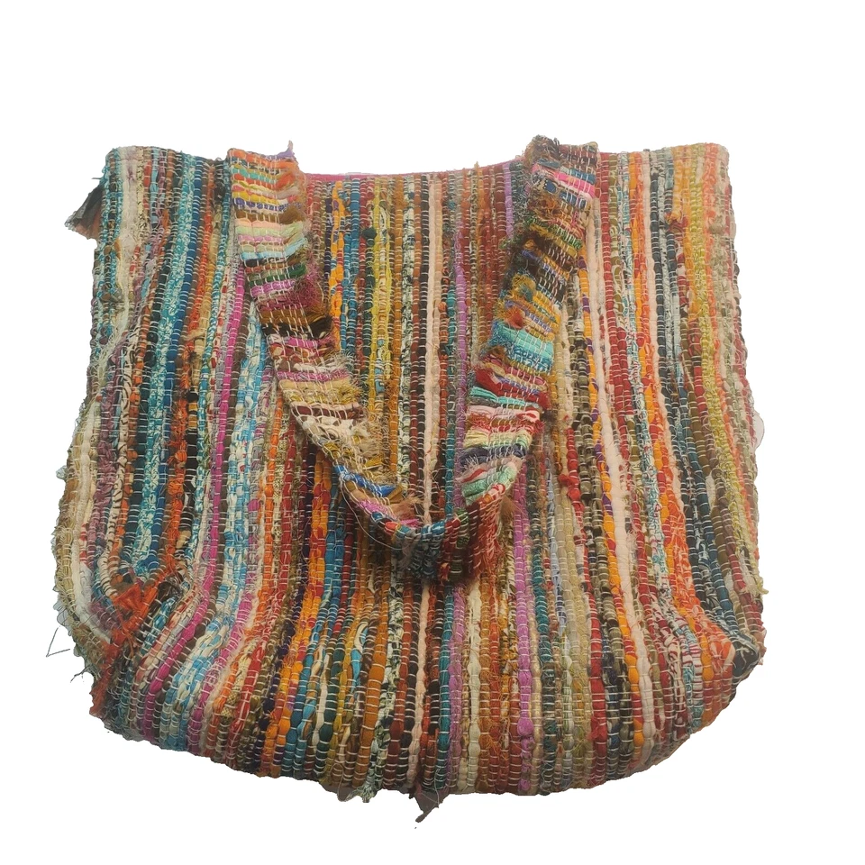 Bolso de Mano Twos Company Multicolor Tejido Abstracto Cartera Foto 2 de 4